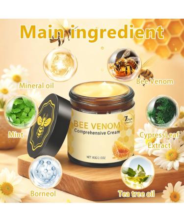 VRYNDH 2 Pieces Beesril cream 60g professional ointment with bee venom for all skin types - Buy Online on GoSupps.com