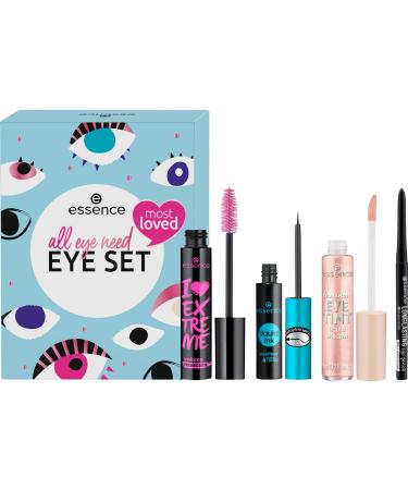 essence all eye need EYE SET acetone-free vegan without microplastic particles without perfume 1 pack (4pcs) - Buy Online on GoSupps.com