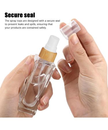 Beavorty 5pcs Spray Head Essential Oil Bottle Spray Top Fine Mist Tops Bottle Caps Bamboo Head for Perfume Essential Oil - Buy Online on GoSupps.com