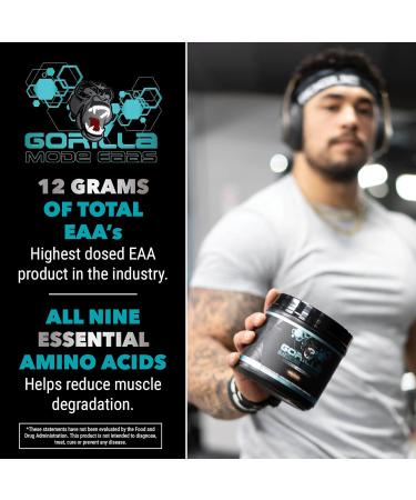 Gorilla Mode EAAs - Essential Amino Acids for Muscle Building & Recovery | 453g Jungle Juice - International Shipping Available - Buy Online on GoSupps.com