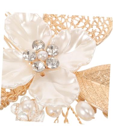 HAPINARY Gold Leaf Side Comb Decorative Hair Combs Hair Comb Clips Hair Accessories for Girl Headpiece Leaf Hair Comb Womens Headpiece Hair Accessories for Women Bride Headpiece - Buy Online on GoSupps.com