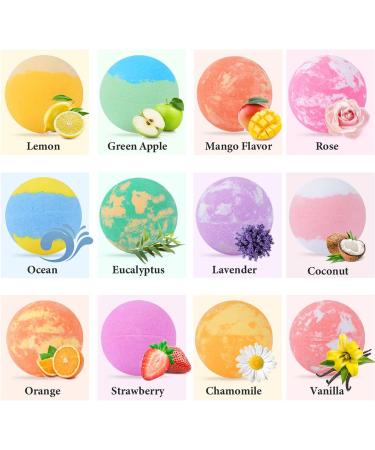 Bath Bombs for Kids - 12 Pack with Toys Inside | Organic Bubble Fizzies, Gentle & Safe | Ideal Gift for Easter, Birthday, Christmas - Buy Online on GoSupps.com