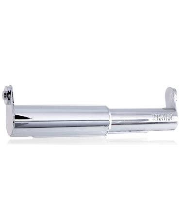 Teravan Standard Extender for Extra Large Toilet Paper, Allows Most Regular Fixtures to Fit Double Rolls and Triple Rolls, Easy to Use, Silver/Chrome