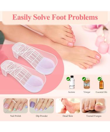 LIONVISON Acetone Nail Soaking Bowl Set - Toe Soak Off Manicure Bowl for Easy Nail Care | International Shipping Available - Buy Online on GoSupps.com