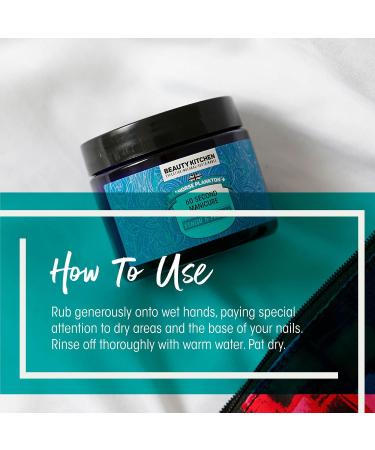 Beauty Kitchen Seahorse Plankton+ 60 Second Manicure 80 g Refillable Eco-friendly Jar Vegan Hand Care Cosmetics - Buy Online on GoSupps.com