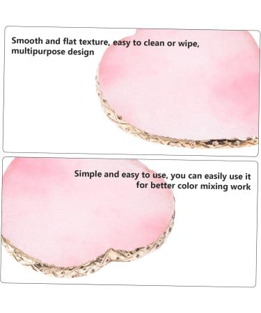  BIUDECO Heart-Shaped Decorated Nail Polish Mixing Tray with Smooth Edges Manicure Mixing Board for Nail Art Display - Buy Online on GoSupps.com