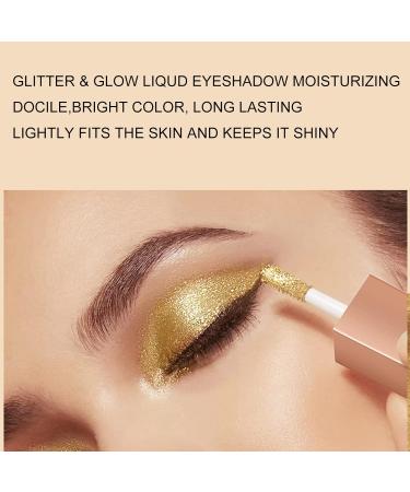 Buy 8PC Liquid Glitter Eyeshadow Set | Long-Lasting Fast-Drying Sparkling Makeup for Parties & Weddings - Buy Online on GoSupps.com