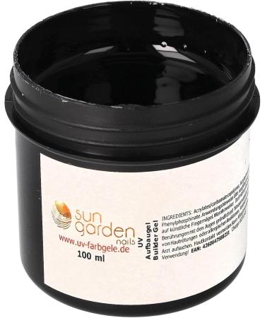  sun garden nails Sun Garden Nails Clear Builder Gel - 100 ml - UV - Nail Extension and Strengthening - Builder Gel - Clear - Buy Online on GoSupps.com