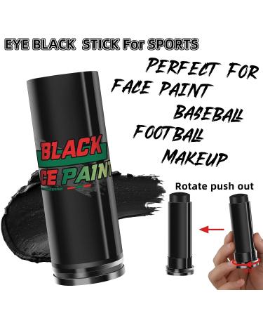 Eye Black Baseball Kits | Face & Body Paint Sticks for Athletes | Halloween SFX Makeup | 6PCS Black - Buy Online on GoSupps.com