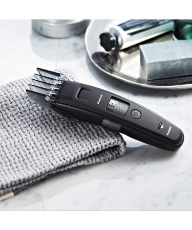 Panasonic ER-GB96-K Long Beard Trimmer for Men - 58 Length Settings, 4 Attachments - Cordless/Corded Operation - Black - Ideal for Beard & Hair Lengths 0.5-30mm - Buy Online on GoSupps.com