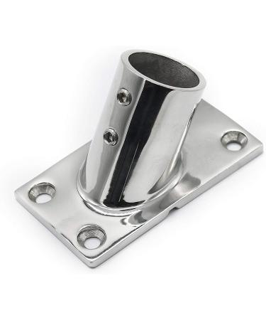 NRC&XRC Boat Hand Rail Fitting- 60 Degree 1 Rectangular Base Marine 316 Stainless Steel - Buy Online on GoSupps.com