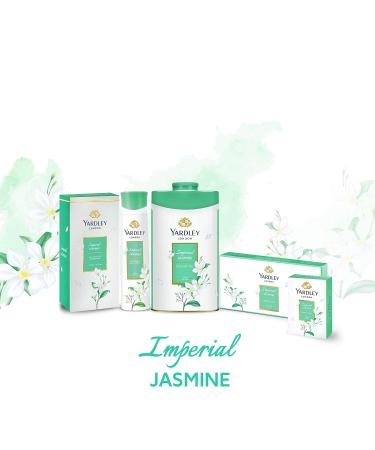 Yardley Jasmine Perfumed Talc 250g (8.80 oz) - Pack of 1 - Buy Online on GoSupps.com