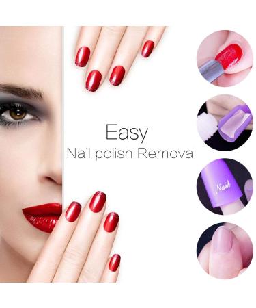 TsMADDTs Acrylic Nail Soak Off Clips - 30pcs Reusable Gel Nail Polish Remover Clips in Pink, Purple, White | Nail Clips for Polish Removal - Buy Online on GoSupps.com