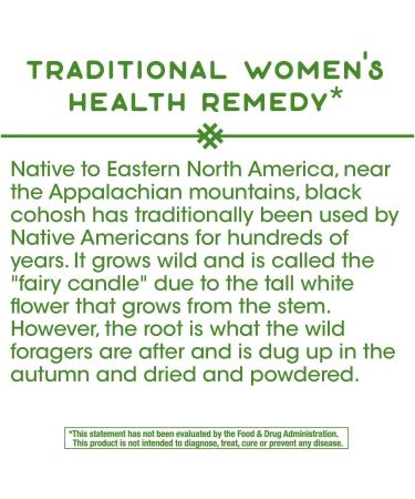Natureâ€™s Way Black Cohosh Root 540 mg - 180 Vegan Capsules for Menopause Support - Buy Online on GoSupps.com