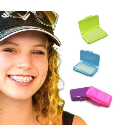 8 Boxes of Orthodontic Dental Wax | Pain Relief Strips for Braces | International Shipping Available - Buy Online on GoSupps.com