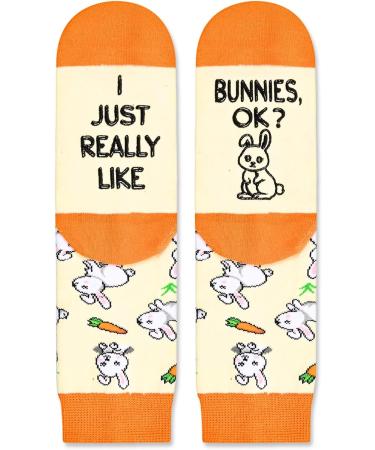 HAPPYPOP Funny Bunny Socks for Girls and Boys - Easter Rabbit Gifts | Teenage Boys & Girls Gift Ideas - Buy Online on GoSupps.com