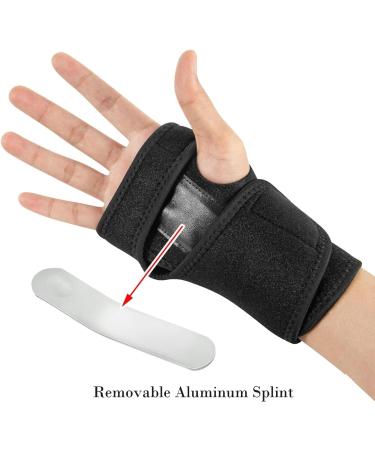 Regain R1 Carpal Tunnel Wrist Brace with Removable Splint - Adjustable Support Wrap for Right Hand - Universal Size - Buy Online on GoSupps.com