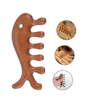Beaupretty 3-in-1 Fish Gua Sha Facial Tool & Wooden Massage Comb for Scalp & Hair Care - International Shipping - Buy Online on GoSupps.com