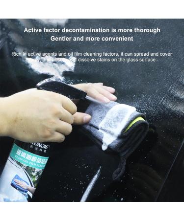 Car Oil Film Remover 500ML Outdoor Window Cleaner Glass Polishing Kit Car Glass Cleaner Gentle for Water Spots Bird Droppings Coatings Polish and Restore Glass to Clear Cle-ca - Buy Online on GoSupps.com