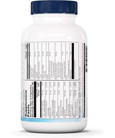 Nutra Biogenesis Adrenal Support Plus - Adrenal Support Supplements for Women & Men Adrenal Complex with Pregnenolone DHEA & Herbs for Daily Calm Energy & Focus Support - 60 Capsules - Buy Online on GoSupps.com