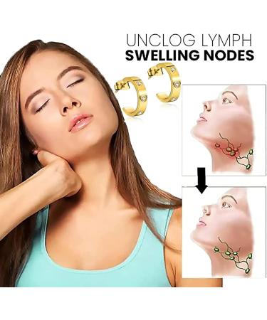 3 pairs C-shaped titanium steel earrings Earacupressure Magnetherapy Detoxi Earrings Acupressure Slimming Earrings - Buy Online on GoSupps.com
