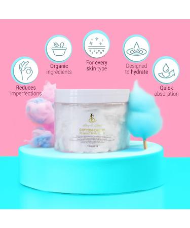 Love&Soul Ultimate Hydration Shea Butter Body Moisturizer - Brightening & Moisturizing Cream for Women - to Help with Stretch Marks & Dry Skin - Body Lotions with Whipped Shea Butter - 283g (Cotten Candy) Cotten Candy 283 g (Pack of 1) - Buy Online on GoSupps.com