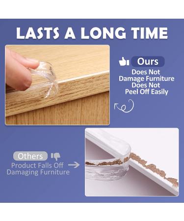 Baby Proofing  Silicone Edge Protector Strip  Soft Corner Protectors for Kids  9.84ft Pre-Tape Adhesive Corner Protectors for Furniture Against Sharp Corners for Cabinets  Tables  Drawers 0.60.6in width (9.84ft length)) - Buy Online on GoSupps.com