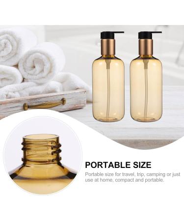Lurrose 2 x 300ml Plastic Pump Dispenser Bottles - Emulsion & Shower Gel Dispenser for International Shipping - Buy Online on GoSupps.com