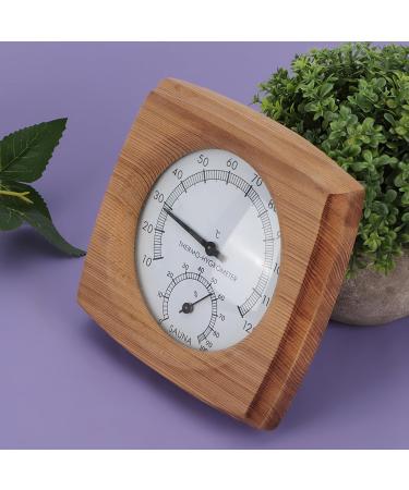Jerliflyer 2-in-1 Sauna Thermometer & Hygrometer | Wood Sauna Accessories for Accurate Air Humidity Measurement - Buy Online on GoSupps.com