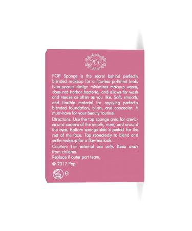2-Pack POP Makeup Sponge | Premium Silicone Gel Blender for Flawless Beauty Application | Non-Absorbent & Reusable for Foundation Concealer & Blush - Buy Online on GoSupps.com