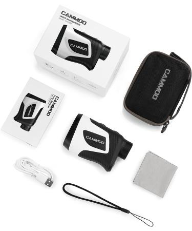 Camoo Golf Rangefinder with Slope | 1100Y Range Finder with 6X Magnification | USB Charging | Clear & Accurate Measurement | Vibration Alert | for Golfing & Hunting | M1000 White - Buy Online on GoSupps.com