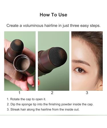 Maigoole Hairline Shadow Powder Hairline Contouring Shadow Powder Waterproof Janenisa Hair Powder Natural Shade Hairline Powder Hairline Powder Stick for Cover Gray Hair Root Brown - Buy Online on GoSupps.com