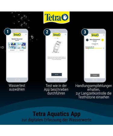 Tetra Watertest Set - Accurate Testing for 5 Essential Water Values in Aquariums & Garden Ponds | Professional Lab Quality 1 Piece - Buy Online on GoSupps.com