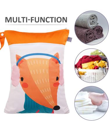 Seaur Naspasche Kita Large Dry Wet Bag - Waterproof Washable Reusable Baby Diaper Organizer for Travel Sports & Pool | 30x40cm - Buy Online on GoSupps.com