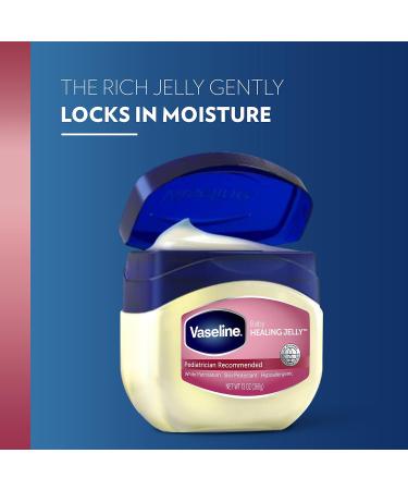 Vaseline 100% Pure Petroleum Jelly Baby 13 Ounce (Pack of 2) - Dermatologist Recommended Skin Protectant for Diaper Rash & Chafed Skin - Buy Online on GoSupps.com
