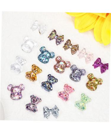 Beatifufu 3 Nail Tools for Nail Art Nail Art Tools Nail Polish Tools Nail Para U as Manicure Tools Bear Nail Color Display Tool Nail Polish Glue Bow Tie - Buy Online on GoSupps.com