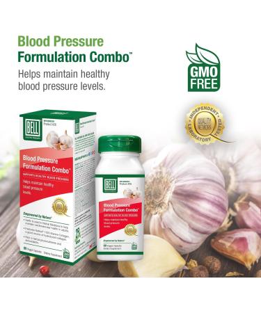 Bell Blood Pressure Formulation Combo - Unique Natural Blend of Green Coffee Bean Extract Garlic & Celery Seed Extract - Lower Blood Pressure Supplements - 60 capsules Vegan Non-GMO 60 count (Pack of 1) - Buy Online on GoSupps.com