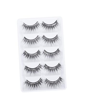 5 Pairs Eyelashes Chic Eyelash Decor Women Makeup Lash Girl Cosmetics Natural Lashes Faux Lashes Natural Look Fake Lashes Women False Lash Artificial Fiber Decorate Dense