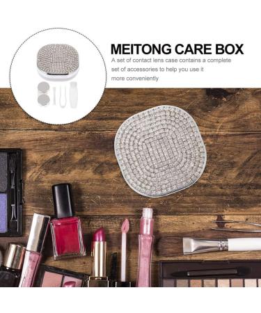 Exceart Colored Contact Lens Care Box - 2 Sets Eyewear Container & Suction Cup Holder - Buy Online on GoSupps.com