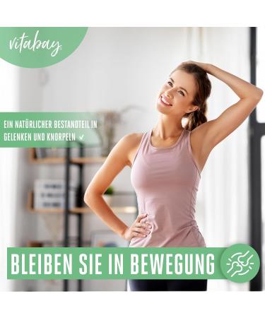 VITABAY High-Dosed MSM Capsules - 2000mg Daily Dose | 365 Vegan MSM Tablets for Joint Support | Premium Sulfur Supplement - Buy Online on GoSupps.com