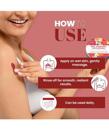 Alo evera Sandalwood Hibiscus Body Scrub | Lightens Dark Area like Neck & Elbows | Smoothen Bumpy Legs & Hands | Remove Dead Skin | Enriched with Pearl Paste Orange Peel Rose | 100gm - Buy Online on GoSupps.com