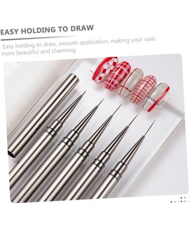 Beatifufu Nail Art Drawing Pen Nail Drawing Pens Nail Art Pen Nail Design Brush Nail Pens Nail Painting Brush Manicure Pens Nail Painting Supply Nail Art Liner Pen Manicure Painting 18.00X1.00X1.00CM As Shown 2 - Buy Online on GoSupps.com
