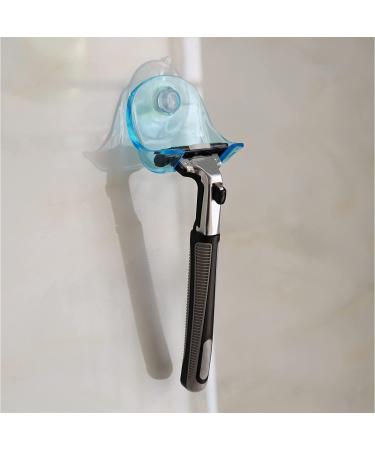 EIKS 2 Pack Portable Razor Holder with Suction Cup Hooks - Shower, Bathroom, Travel - Wall Mounting - Reusable - Buy Online on GoSupps.com