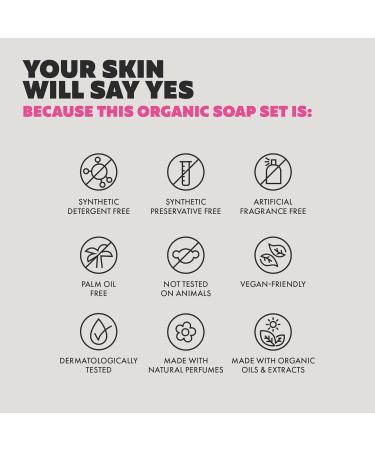 Organic Shea Butter & Rose Extract Soap Bar | Nourishing Skincare for All Skin Types | International Shipping Available - Buy Online on GoSupps.com