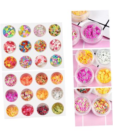 DOITOOL 72 Boxes Fruit Slice DIY Manicure Polymer Clay Cellphone Craft Slice Activator 3d Stickers Fruit Stickers 3d Polymer Slices Kit De Manicura Pendant Charm Beads Nail Accessories - Buy Online on GoSupps.com