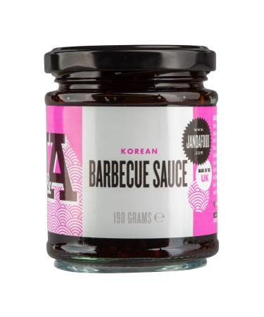 Janda Korean Barbecue Sauce (190g) | Made with Gochujang Chilli Paste | This Sauce Can Be Used as a Stir Fry Sauce Marinade or Dipping Sauce | Vegan Vegetarian and Plant Based | Made in the UK