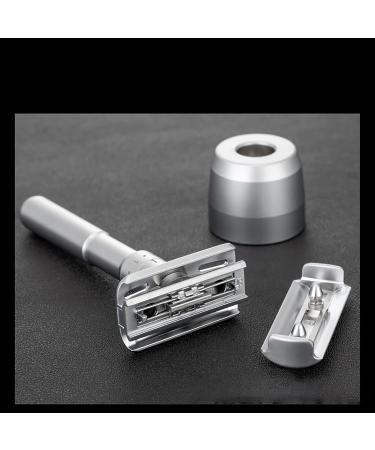Men's Manual Razor Set - 5pcs Double Edge Replacement Blades | Open Safety Razor for a Perfect Shave - Buy Online on GoSupps.com