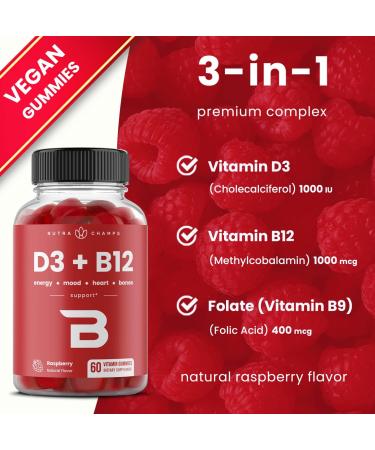 NutraChamps Vitamin B12 Gummies and Elderberry Gummies Bundle - Buy Online on GoSupps.com