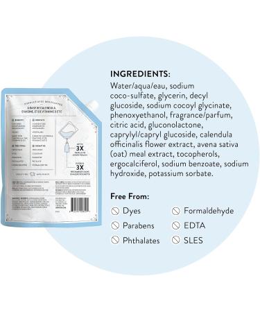 J.R. Watkins Ocean Breeze Foaming Hand Soap Refill Pouch 828 mL - Buy Online on GoSupps.com