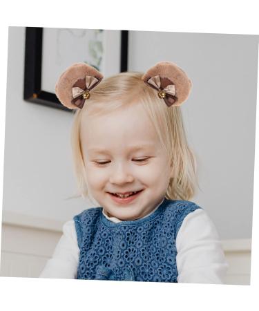 Beaupretty 4 Pairs bear ear hair clip hair style hairdo bear ears hair clips hair barrettes for girls hair accessories for women cute ears clips hair clip halloween bear ears headband lolita - Buy Online on GoSupps.com